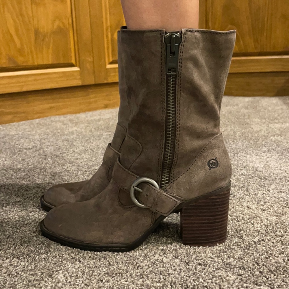 Born Distressed Leather Boots - Picture 1 of 5